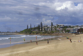澳大利亚阳光海岸海滩风景