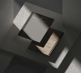 极简穿孔笔记本样机