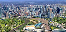 澳大利亚墨尔本城市风景