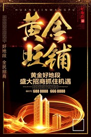 黄金旺铺盛大招商火爆招商创意海