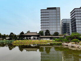 古建筑公园风景