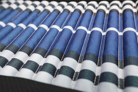 汽车坐垫展示实拍座套亚麻坐垫 