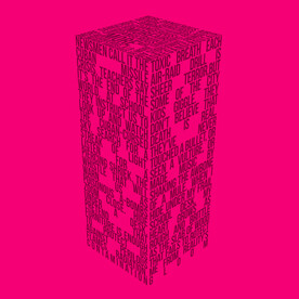 3D立体结构文字海报标题样机