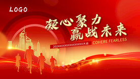 年会晚会海报展板背景