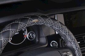 汽车方向盘套真皮方向盘套展示 