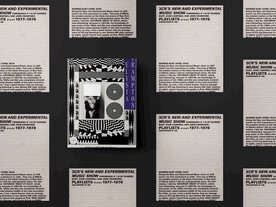 多张海报卡片VI展示贴图样机