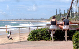 澳大利亚阳光海岸海滨风景
