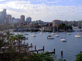俯拍悉尼海滨风景