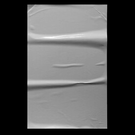 潮流复古褶皱肌理海报贴图样机