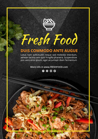 餐饮美食传单海报