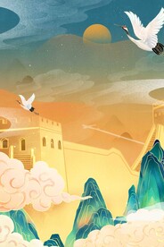 节日海报展板晚会背景