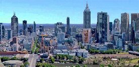 澳大利亚墨尔本城市风景