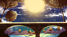 中秋节日海报展板