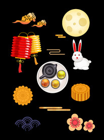 中秋节日海报展板