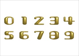 3D数字膨胀风素材