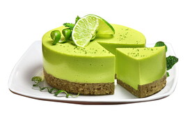 酸橙绿色蛋糕