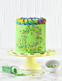 绿色奶油蛋糕
