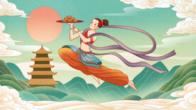 中秋节国潮风海报