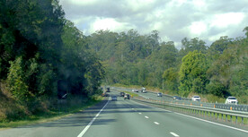 布里斯班高速路风景