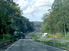布里斯班高速路风景
