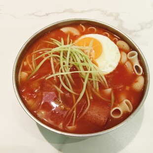 番茄午餐肉通心粉