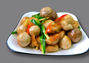 潮汕干煎肉丸肉饼