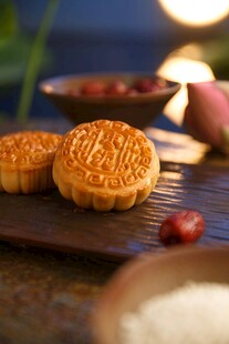 中秋月饼糕点中式小吃美味美食