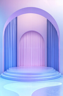 华丽淘宝主图舞台背景