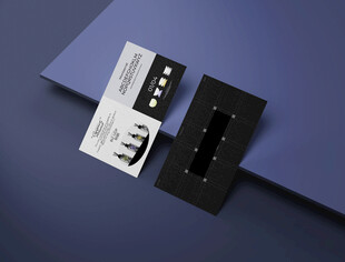 名片卡片效果图