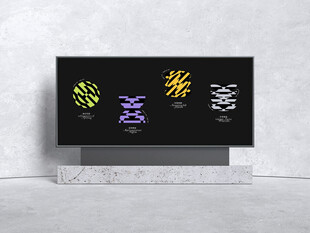 公司前台背景墙样机效果图