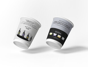 一次性水杯样机效果图