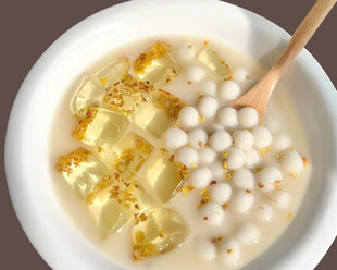 桂花小汤圆冰粉