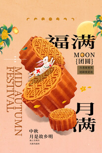 中秋节日海报展板