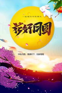 中秋节日海报展板