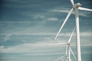 风力风能发电站风车清洁能源