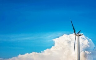 风力风能发电站风车清洁能源