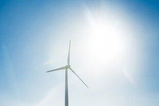 风力风能发电站风车清洁能源