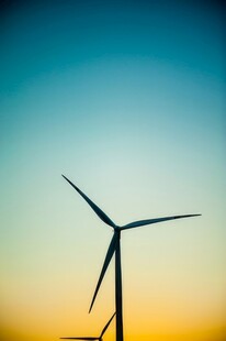 风力风能发电站风车清洁能源