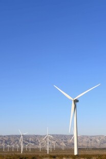 风力风能发电站风车清洁能源