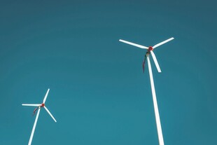 风力风能发电站风车清洁能源