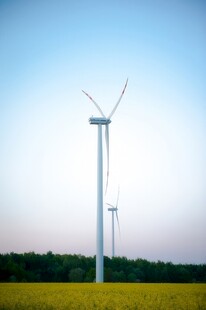 风力风能发电站风车清洁能源