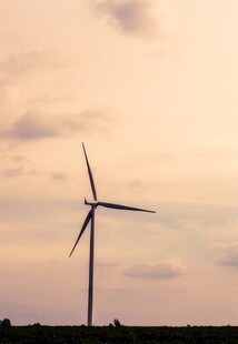 风力风能发电站风车清洁能源