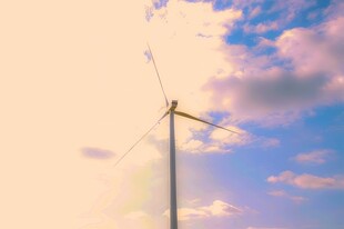 风力风能发电站风车清洁能源