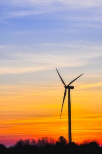 风力风能发电站风车清洁能源