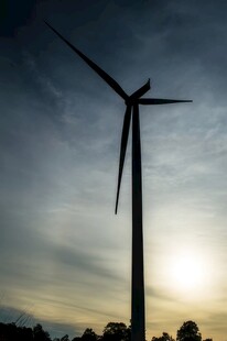 风力风能发电站风车清洁能源