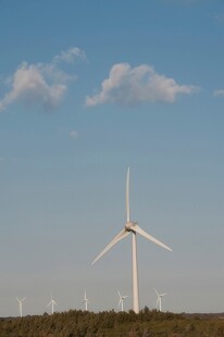 风力风能发电站风车清洁能源