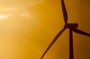 风力风能发电站风车清洁能源