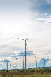 风力风能发电站风车清洁能源