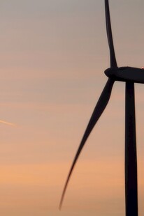 风力风能发电站风车清洁能源