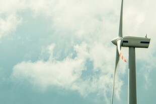 风力风能发电站风车清洁能源